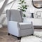 Flash Furniture Gray Wingback Reclining Chair with Nailhead Trim BO-BS7002-1-GY-GG - alternate 1